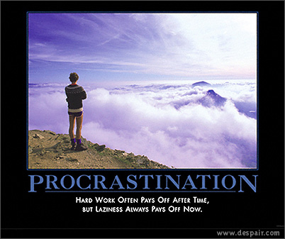 procrastination